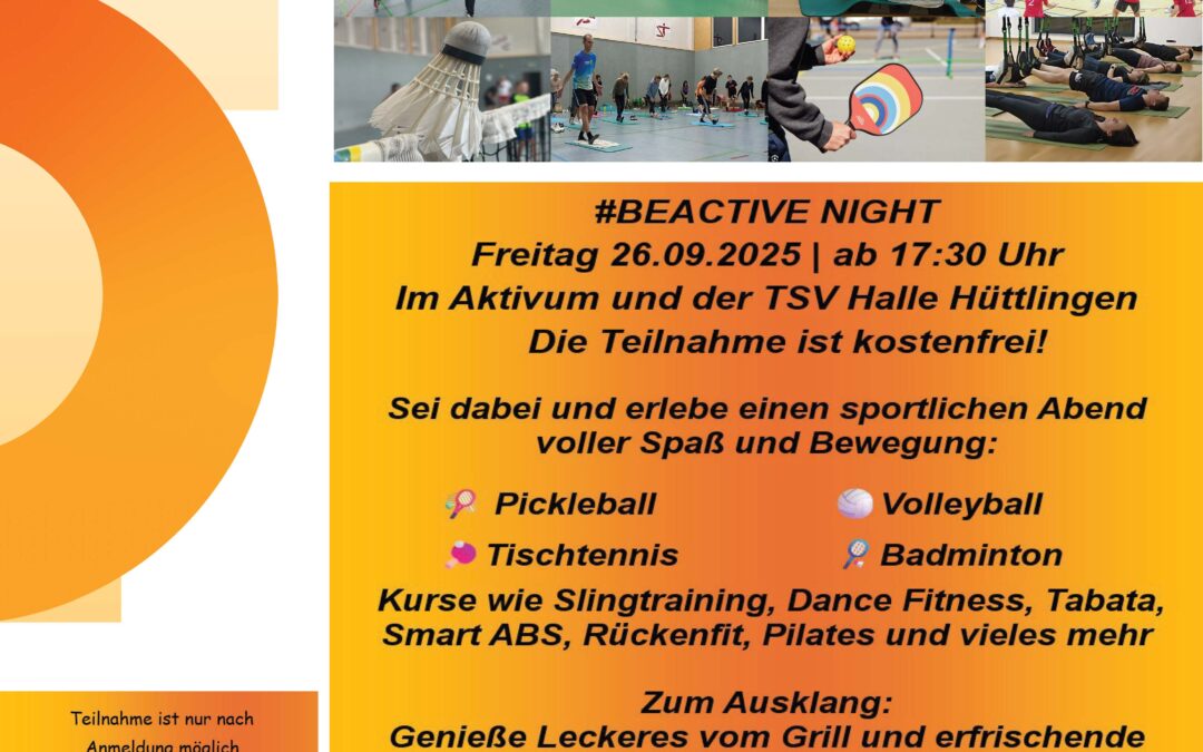 BeActive 2025 „ABGESAGT“